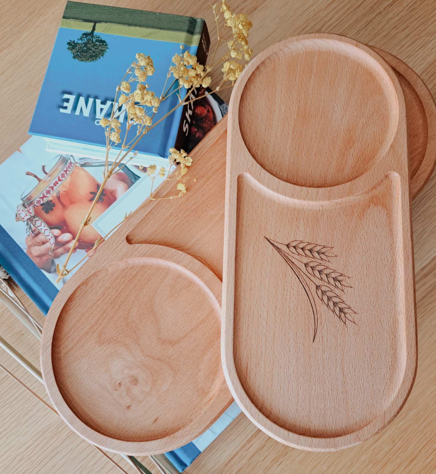 Wooden trays - Grain
