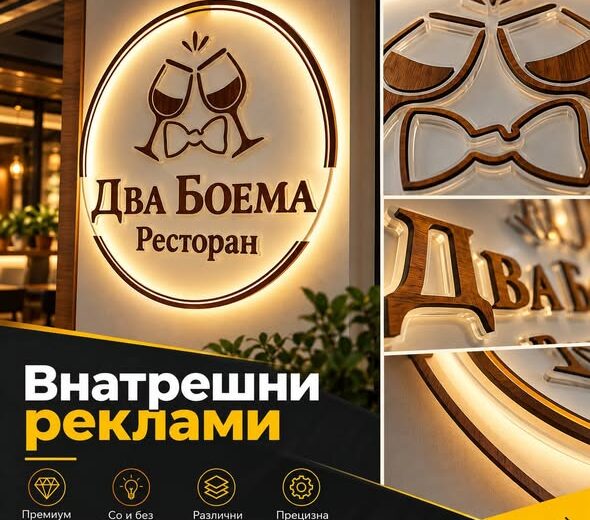 Внатрешна реклама и 3Д лого